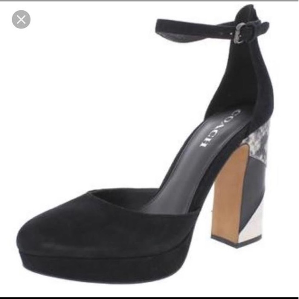 Coach “Chrystie” platform heel